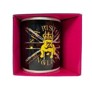 Sex Pistols 8 Oz Coffee Cup Mug England Bulldog Crown Boxed 2009 Collectible